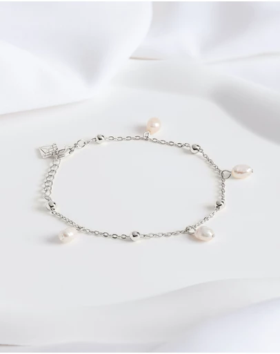 Wanderlust + Co - To The Sea Silver Bracelet