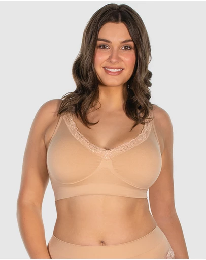 B Free Intimate Apparel - Lace Minimiser Bra (C-D-DD-E-F) Cup