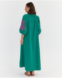ALEXANDRA - Lindox Dress Green