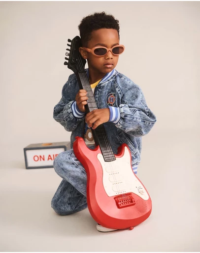 Huxbaby - Dreamy Denim Bomber Jacket - Babies-Teens