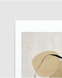 Olive et Oriel - Pierre Abstraite I Art Print