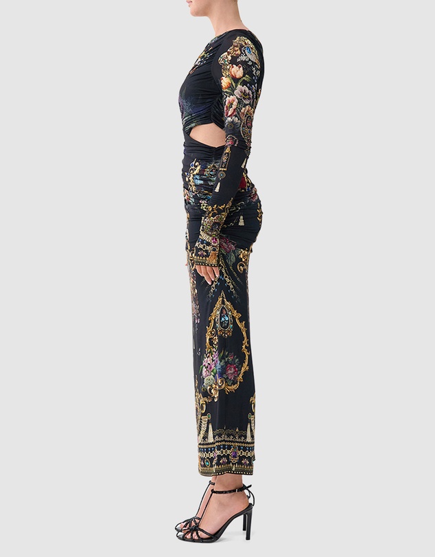 Camilla - One Shoulder Jersey Cut Out Dress