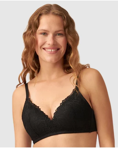 Naturana - The Friday Wirefree Recycled Lace Bra