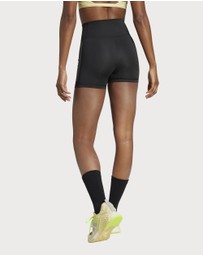 adidas Performance - Optimé 3-Stripes 1/4 Short Leggings Womens