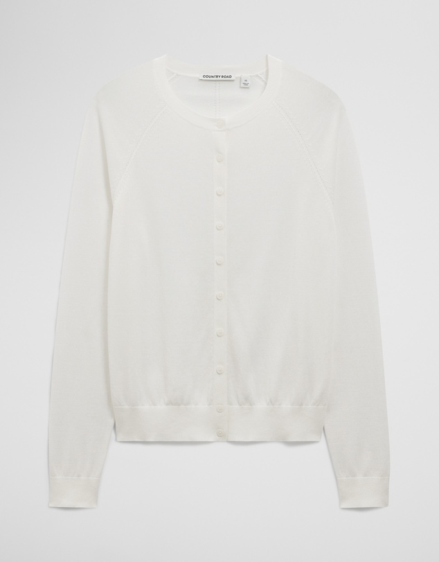 Country Road - Pointelle Detail Cardigan