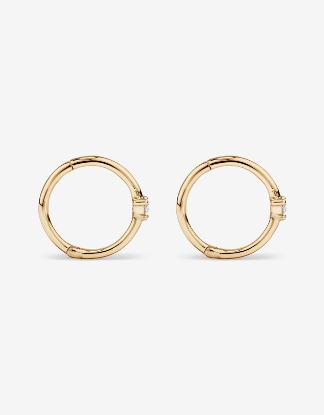 Michael Hill - Diamond Accent Sleeper Earrings in 10kt Yellow Gold