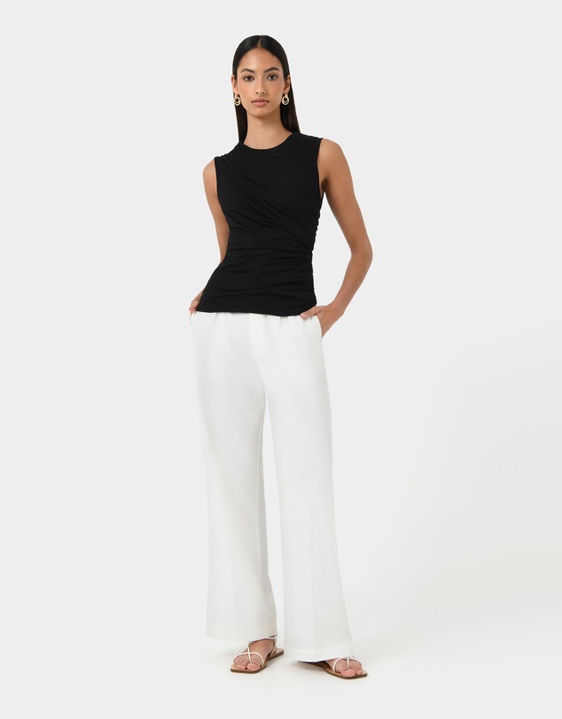 Forcast - Mia Ruched Jersey Top