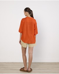 Cirkular - Pre-Loved - Luuda Bright Orange Shirt