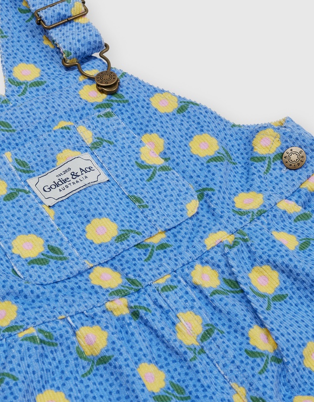 Goldie + Ace - Austin Corduroy Daisy Overalls - Babies-Kids