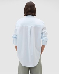 Oroton - Washed Pleated Shirt