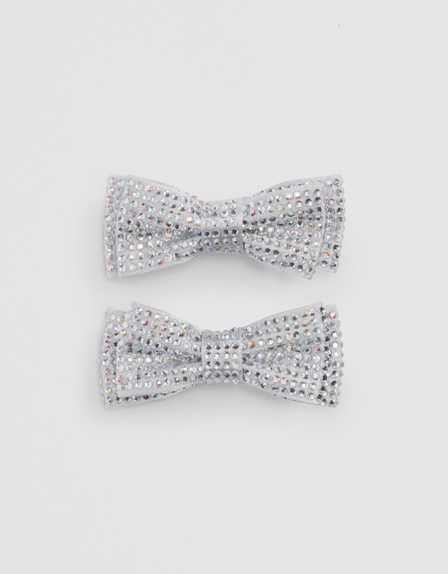 Country Road - Crystal Bow Clips Pack Of 2