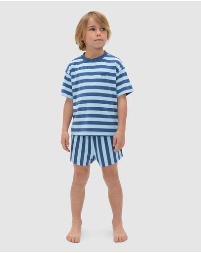 Washed Navy Stripe