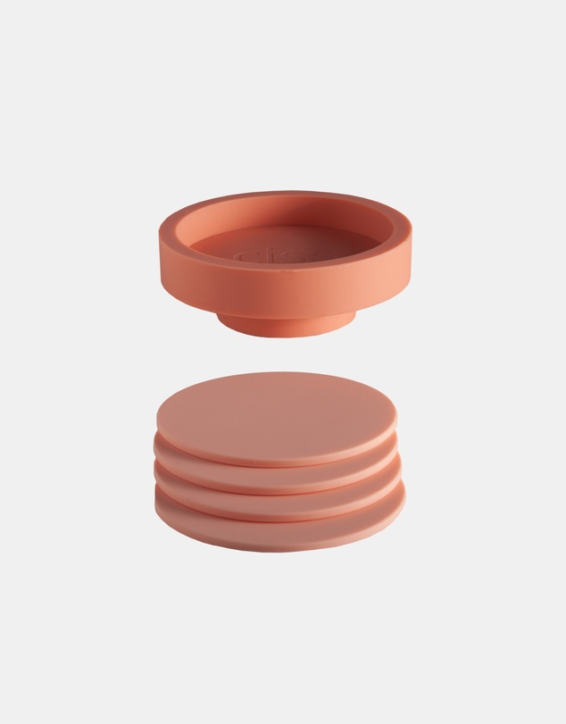 porter green - ciss | unbreakable silicone coasters