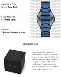 Armani Exchange - Blue Analogue Watch