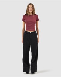 Rolla's - Classic Tee - Dark Cherry