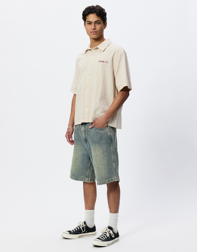 Thrills - Filtered Mid Slacker Relaxed Long Denim Short