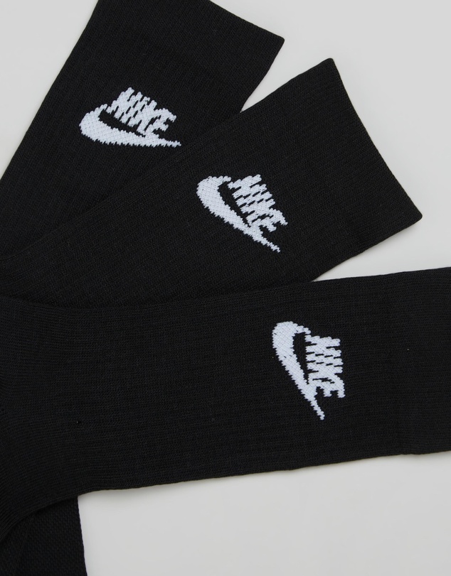 Nike - Sportswear Everyday Essential 3-Pack Crew Socks - Unisex
