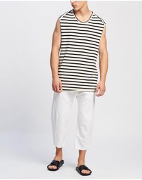 Surrounded By Ghosts - The Eskolaite Linen Canvas Drawstring Pants
