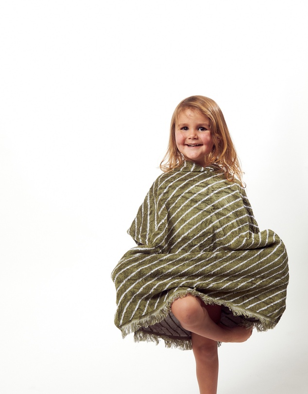 Sand Society - Kids Beach/Bath Bamboo Poncho - Sage