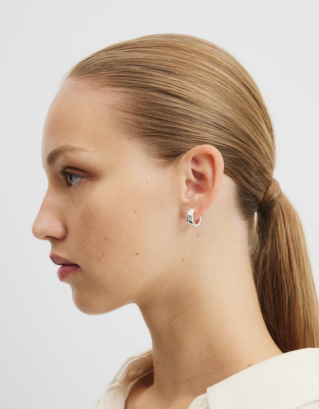 Country Road - Mara Crystal Hoop Earring