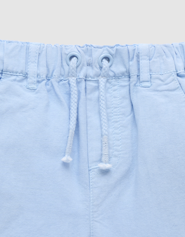 Purebaby - Linen Blend Pull on Shorts-Kids-Babies