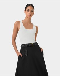 Forcast - Alexandra Woven Leather Belt