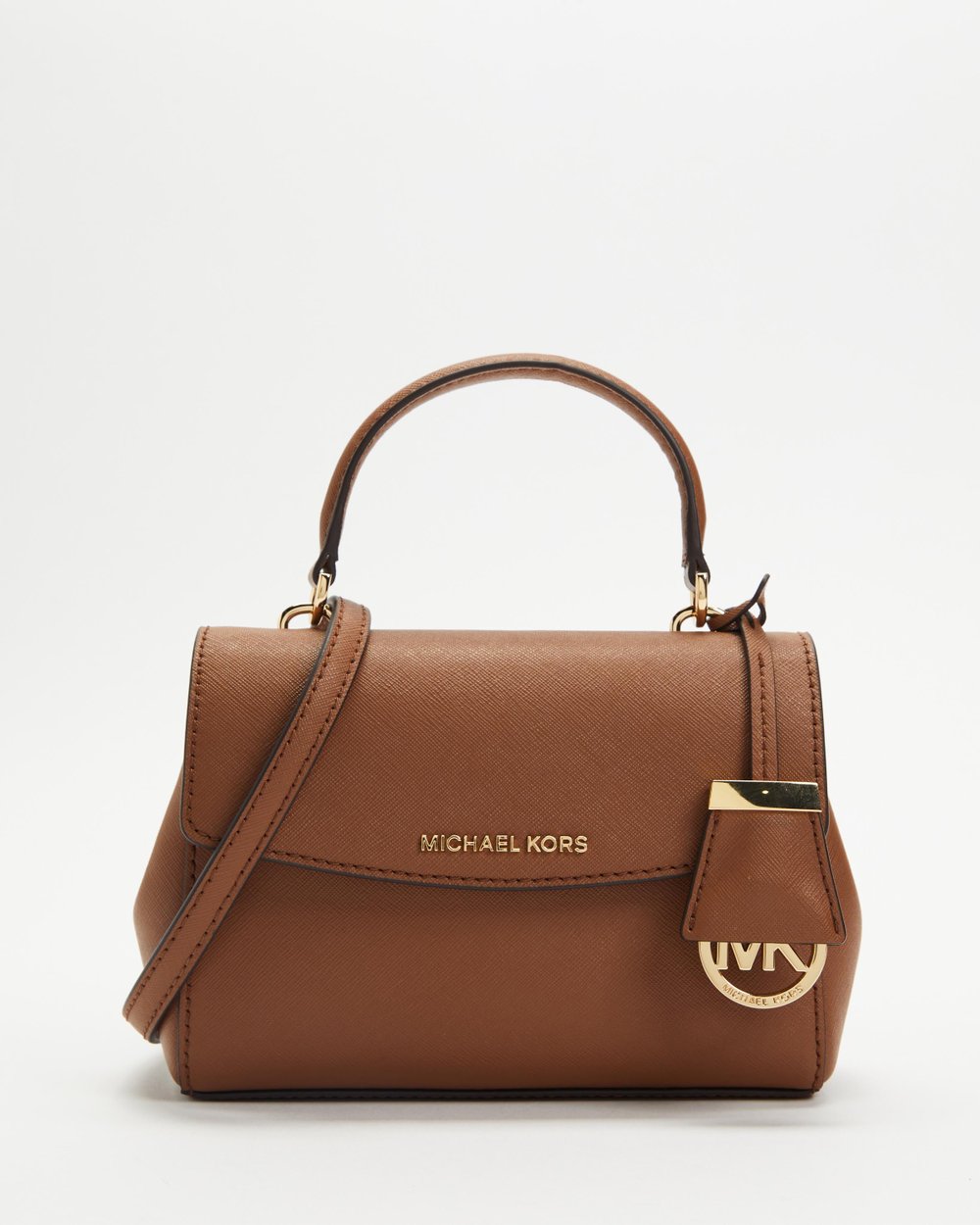 Michael Kors Ava Extra Small Saffiano Leather Satchel - Luggage