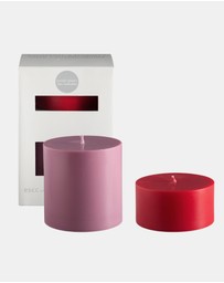 porter green - escc large pillar candle soy-blend unscented candles