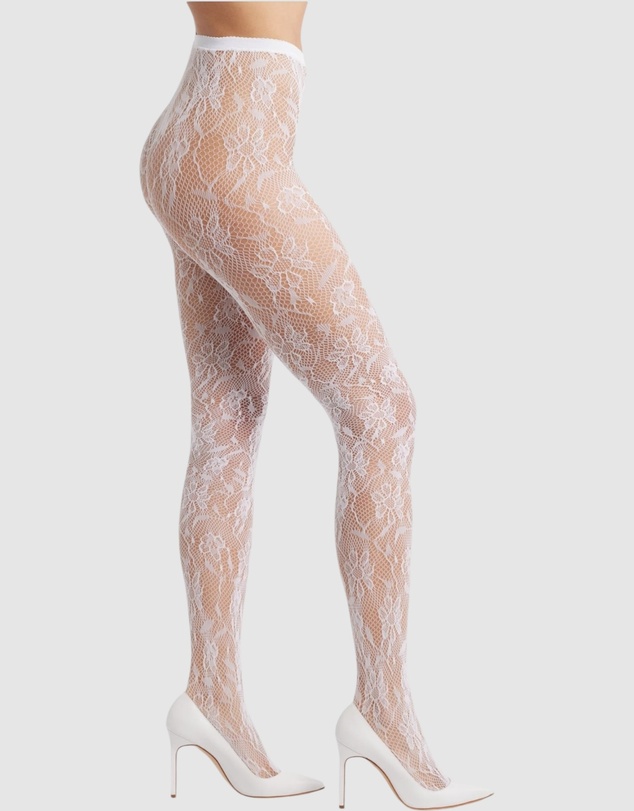 High Heel Jungle - Venise Lace Fishnet Tights