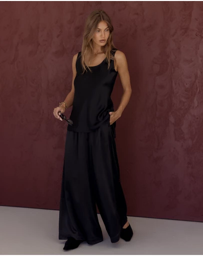 ALEXANDRA - Pizzi Pants Black