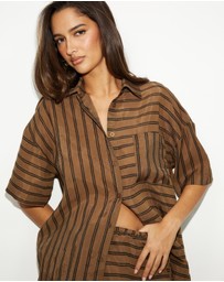 Dazie - Savannah Stripe Shirt