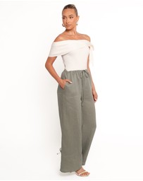 Petal & Pup - Clairo Linen Pant - Olive