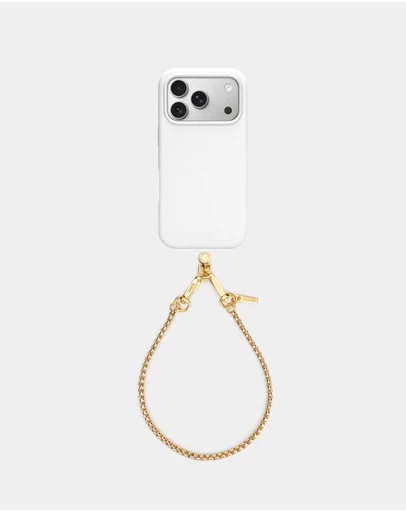LOUVE COLLECTION - Silicone Off-White Case + Universal Patch + Gaia Wristlet