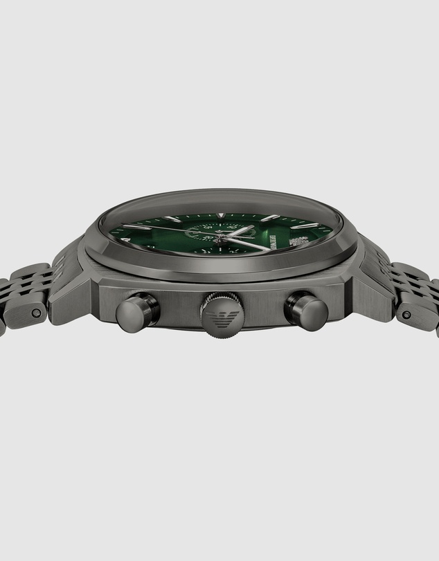 Emporio Armani - Gunmetal Chronograph Watch