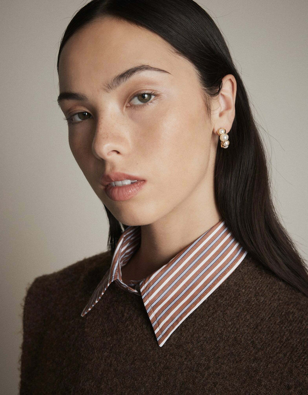 MIMCO - Jovie Pearl Hoop Earrings