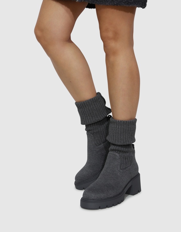 Belle & Bloom - Tokyo Lights Rib Sock Boot