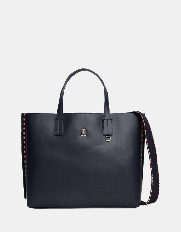 Tommy Hilfiger - Monogram Signature Trim Satchel