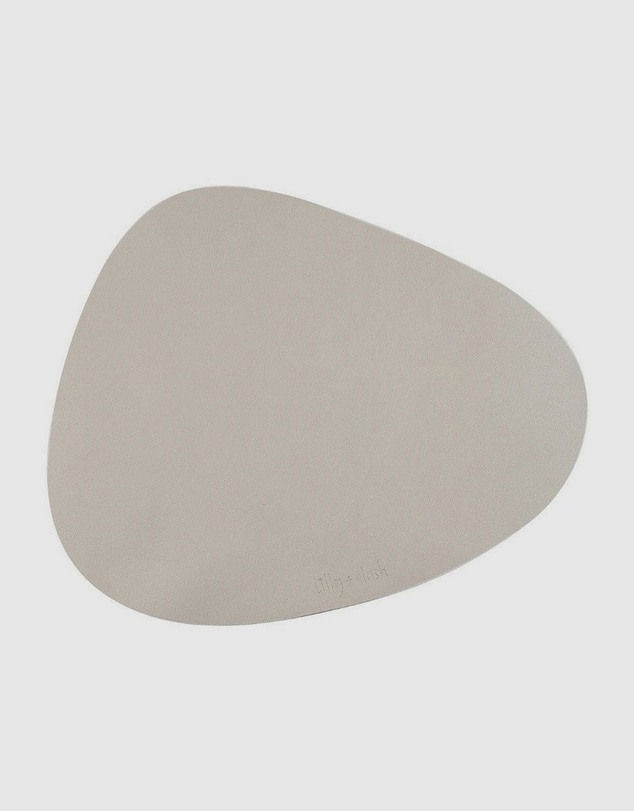 Lilly + Dash - 2pc Dog & Cat Asymmetric Placemats - Slate