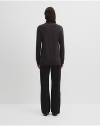 Country Road - Compact Wool Longline Cardigan