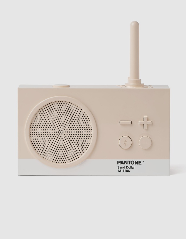Lexon - Lexon GIFT Set PANTONE - Includes Mino+ Mini Speaker, Flip Classic Clock, Mina M Lamp, Thykho 3 Speaker - Sand