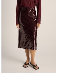 Fate + Becker - Monroe Sequin Pencil Skirt