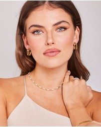 Zoe Olivia - Waterproof Pearl and Bead Necklace