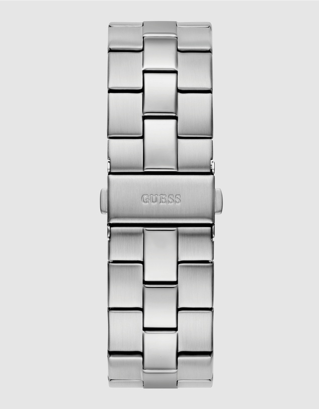 GUESS - Guess Men's Silver Tone Analogue 41.5mm Watch