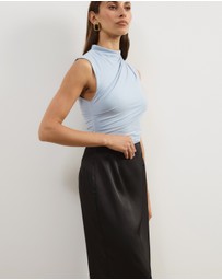 Atmos&Here - Lowen Satin Maxi Skirt