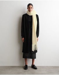 COS - Fringed Brushed-Mohair Scarf