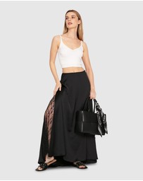 Belle & Bloom - California Dreamin' Maxi Skirt - Black