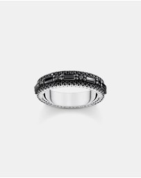 THOMAS SABO - Ring with black zirconia
