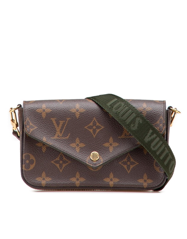 Pre-Loved by Azura Reborn - Pre-Loved louis vuitton Stylish Crossbody Envelope Flap Bag with Adjustable Shoulder Strap
