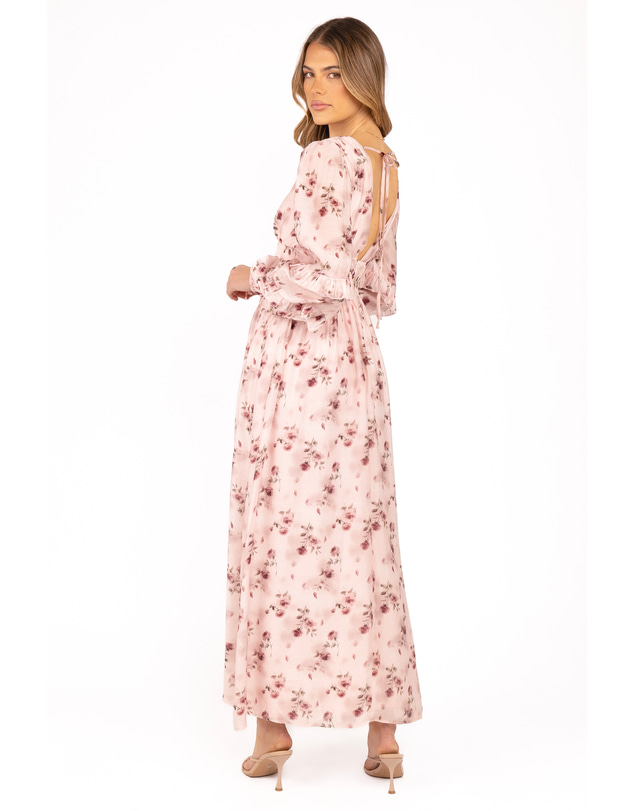 Petal & Pup - Vayla Maxi Dress - Green Painted Floral