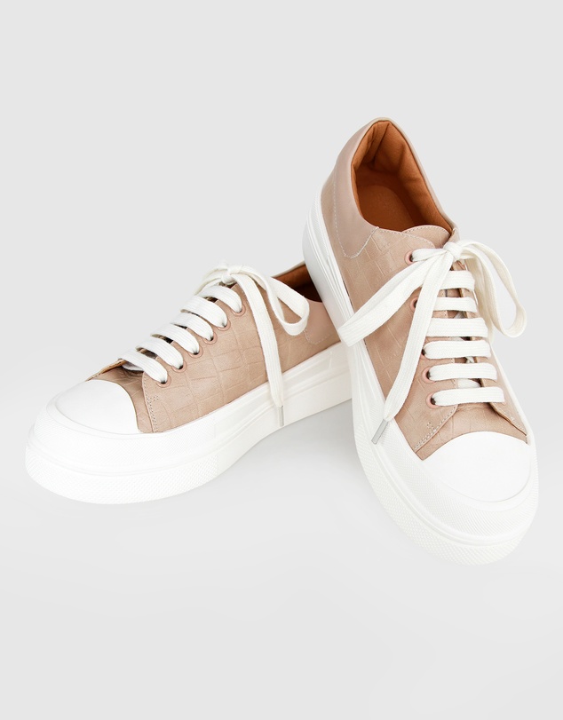 Belle & Bloom - Just A Dream Croc Leather Sneaker